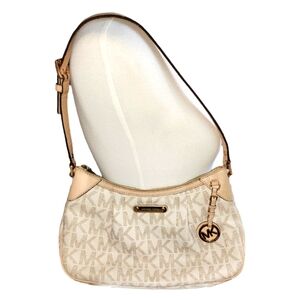 Michael Kors Shoulder Bag Signature MK Tan.